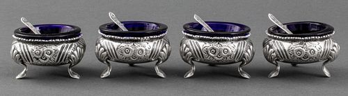 VICTORIAN COBALT GLASS LINED