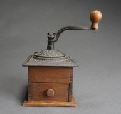 VICTORIAN COFFEE GRINDER, H: 1