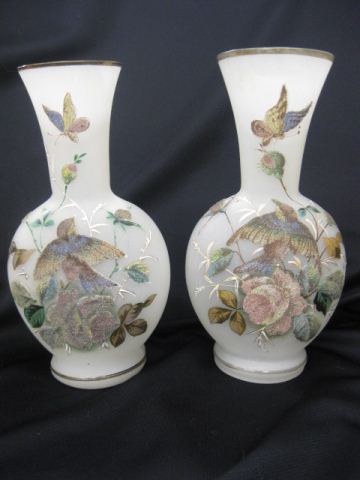 Victorian Coralene Decorated Art