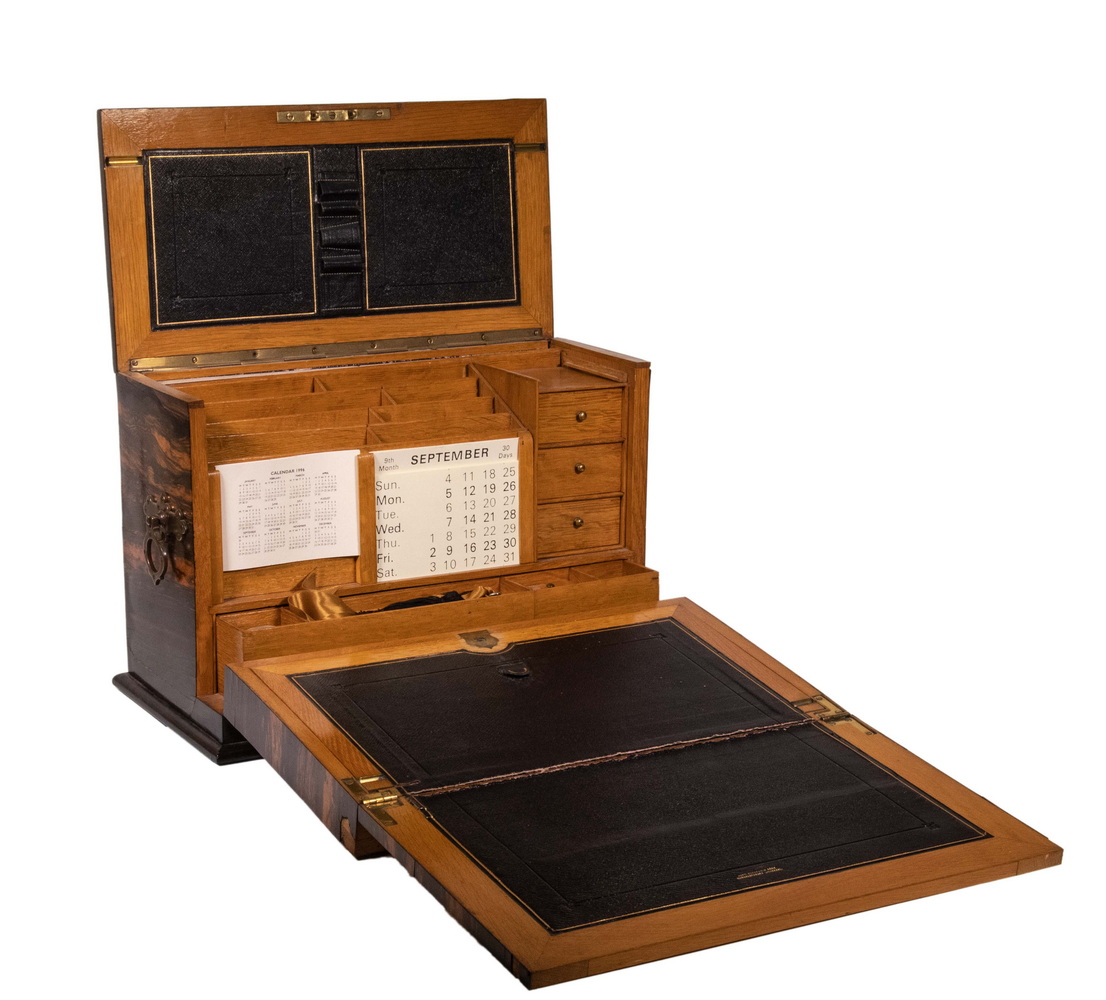 VICTORIAN COROMANDEL WRITING BOX
