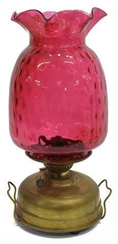 VICTORIAN CRANBERRY ART GLASS &