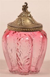 VICTORIAN CRANBERRY ART GLASS