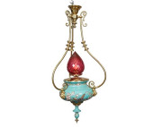 VICTORIAN CRANBERRY GLASS CHAN