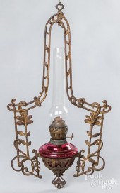 VICTORIAN CRANBERRY GLASS HANG