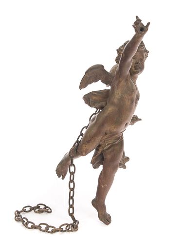 VICTORIAN CUPID GAS LIGHT
