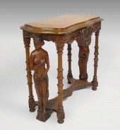 VICTORIAN CUSTOM CARVED BURL V