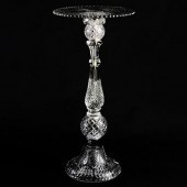 VICTORIAN CUT GLASS TABLE, F.