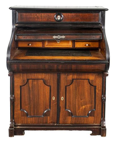 VICTORIAN CYLINDER SECRETARY