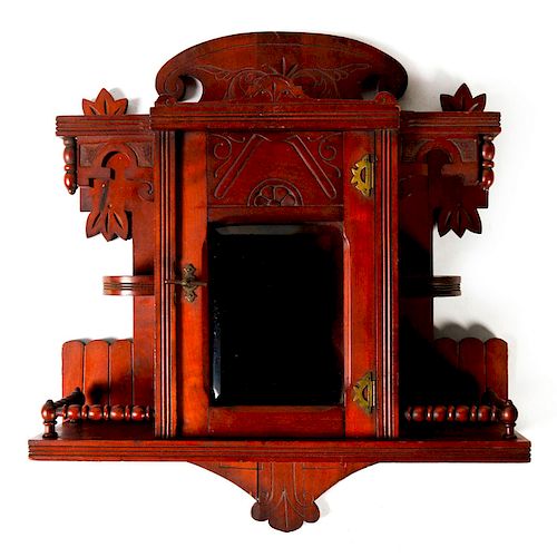 VICTORIAN DECORATIVE WOODEN VITRINE