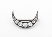 VICTORIAN DIAMOND STERLING SIL