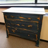 VICTORIAN DISTRESSED BLUE PAIN