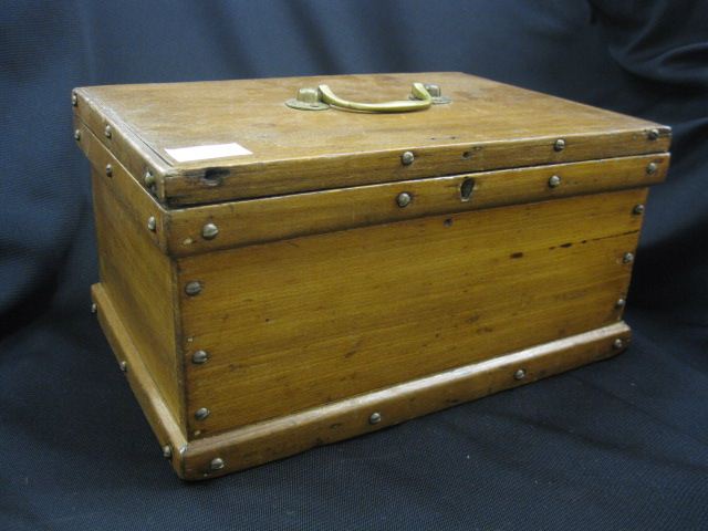 Victorian Document Box brass handle