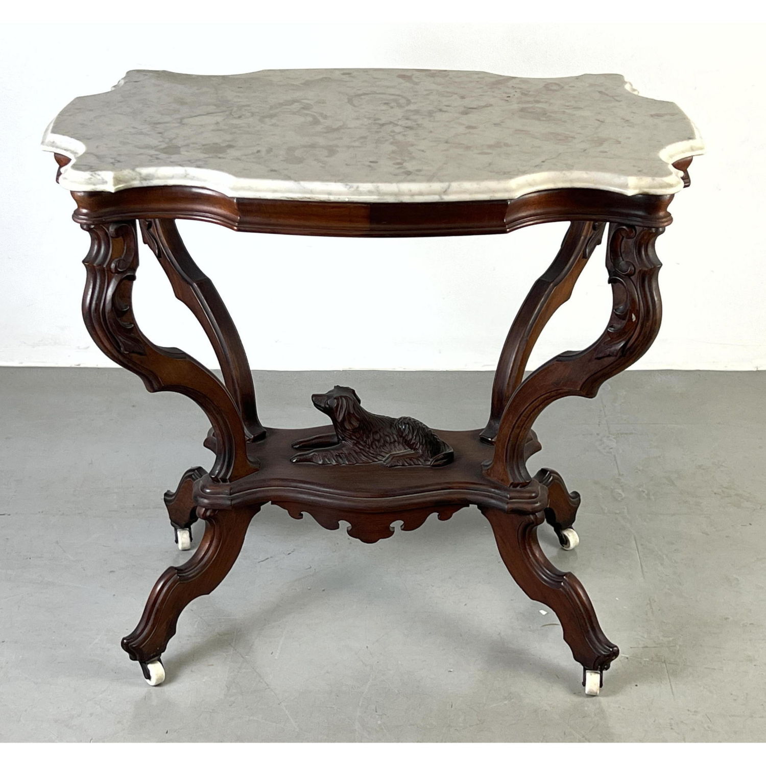Victorian DOG Marble Top Turtle