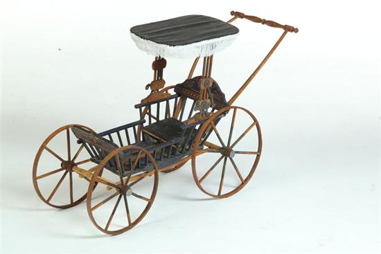 VICTORIAN DOLL CARRIAGE.  American
