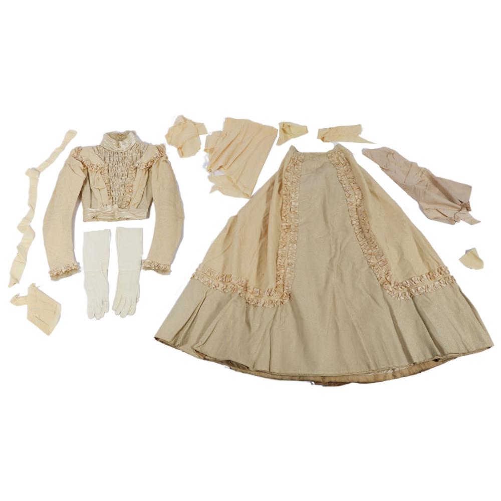 VICTORIAN DRESS; SKIRT, BLOUSE,