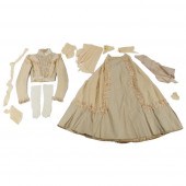 VICTORIAN DRESS; SKIRT, BLOUSE