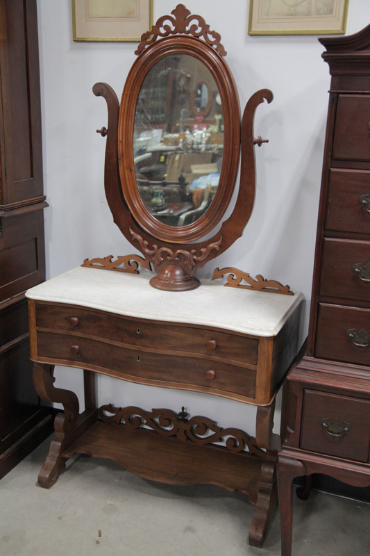VICTORIAN DRESSING TABLE. Walnut