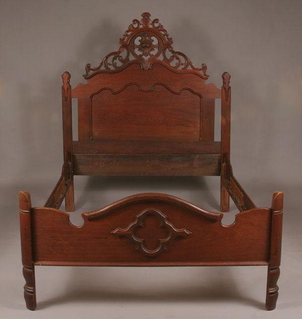 Victorian East Lake style bed,