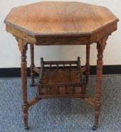 VICTORIAN EASTLAKE STYLE MAHOG