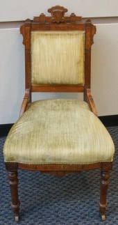 VICTORIAN EASTLAKE STYLE UPHOL