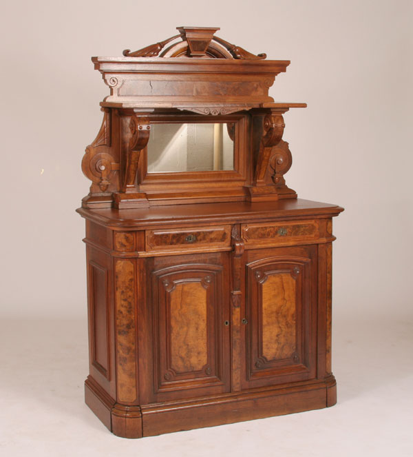 Victorian Eastlake style walnut