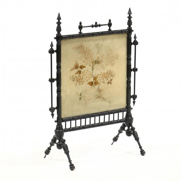 VICTORIAN EBONIZED AND