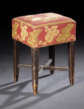 Victorian Ebonized and Needlew