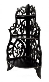 VICTORIAN EBONIZED HANGING COR