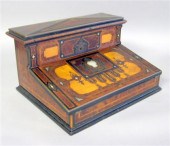 Victorian ebony, satinwood and