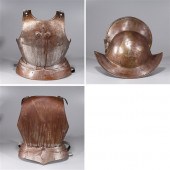 Victorian era breast and backp