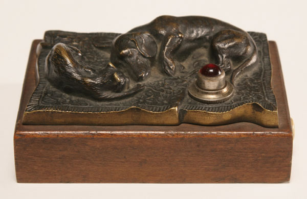 Victorian era bronze call button