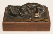 Victorian era bronze call butt