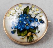 VICTORIAN ESSEX CRYSTAL 14K GO