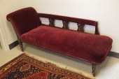 VICTORIAN FAINTING COUCH. Waln