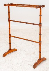 VICTORIAN FAUX BAMBOO WOOD TOW