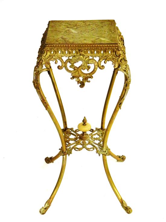 Victorian fern stand  ornate gilded