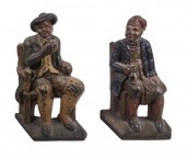 VICTORIAN FIGURAL DOORSTOPS Lo