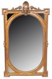 VICTORIAN FIGURAL MASK OAK CAR