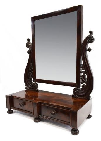 VICTORIAN FLAME MAHOGANY SHAVING