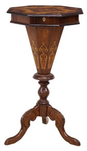 VICTORIAN FLORAL MARQUETRY INL