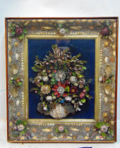 VICTORIAN FLORAL SHELL OR SAIL