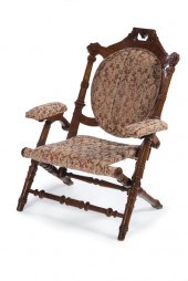 VICTORIAN FOLDING CHAIR. New Y