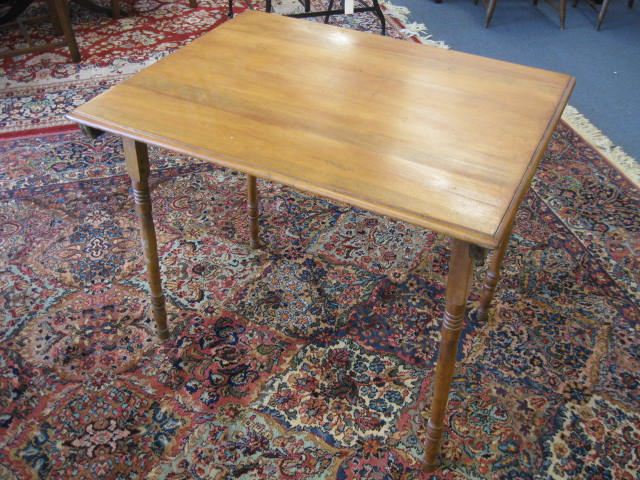Victorian Folding Table carved