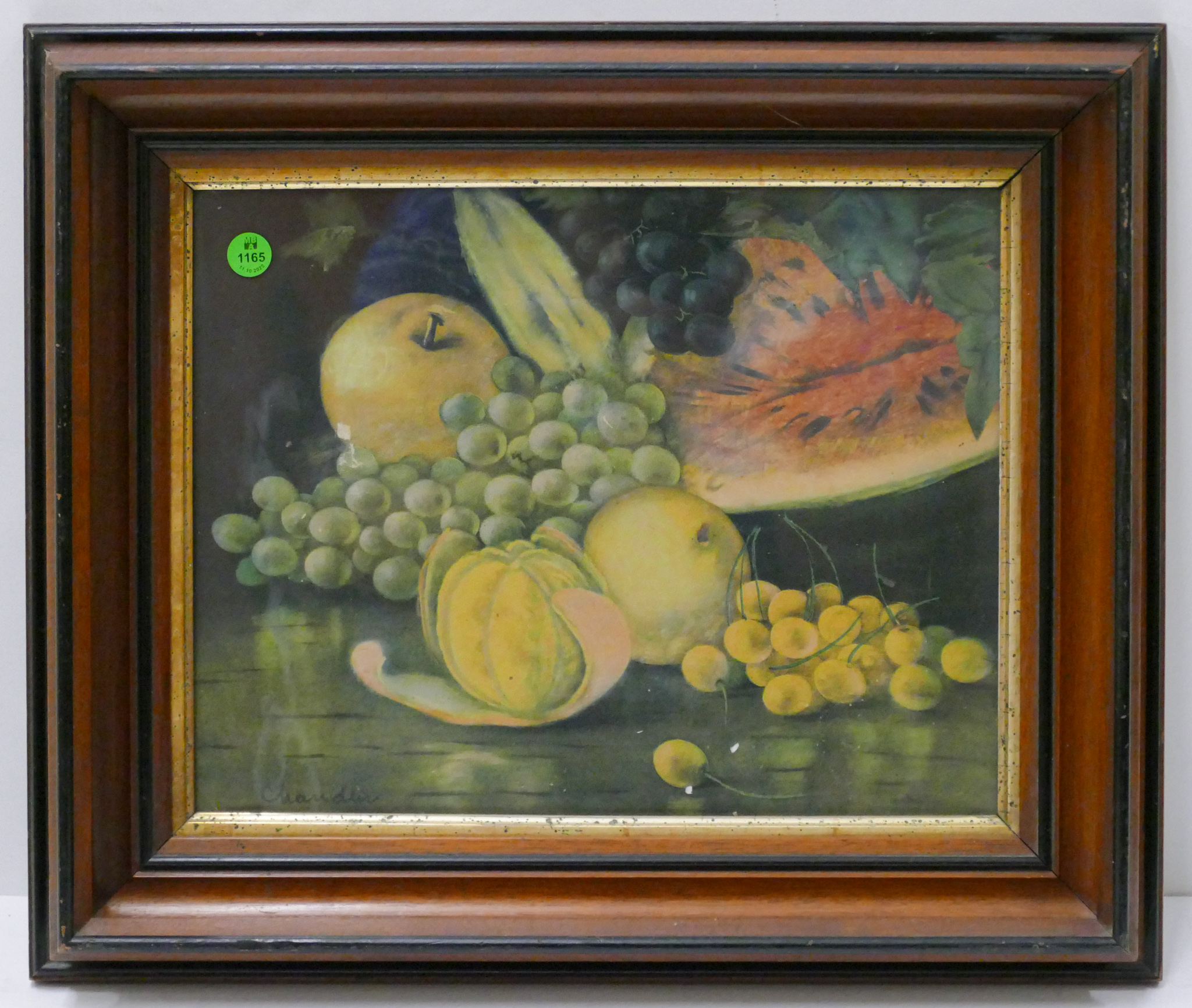 Victorian Framed Fruit Still Life