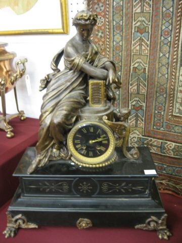 Victorian French Bronzed Figural