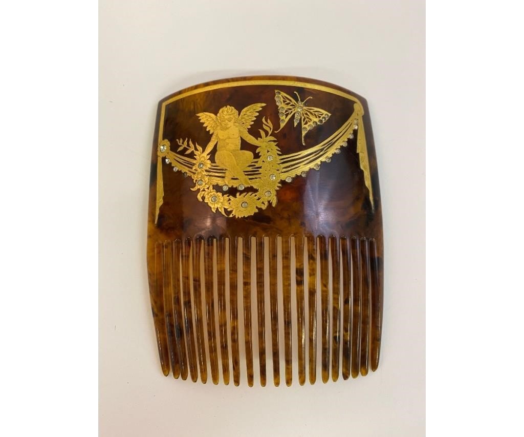Victorian French hair comb