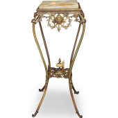 VICTORIAN GILDED BRONZE AND ON