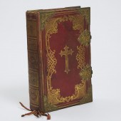 Victorian Gilt Brass Bound Rom