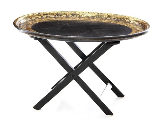 Victorian gilt-decorated
