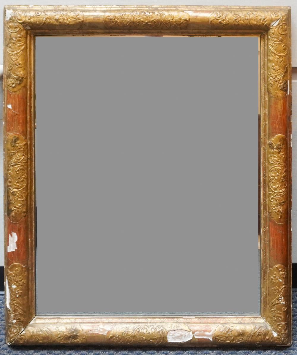 VICTORIAN GILT GESSO FRAME MIRROR